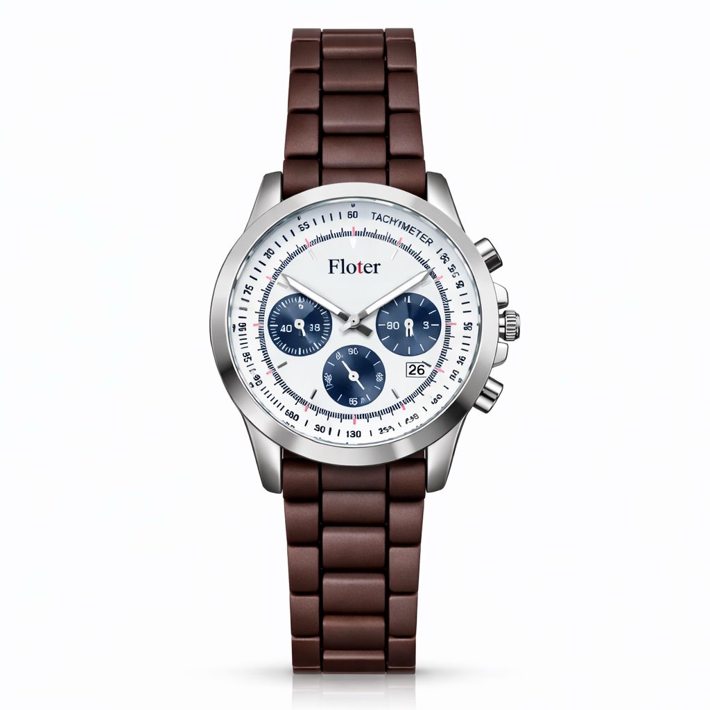 Men’s Analog Chronograph Watch | Rubber Strap | Premium Stylish Wrist Watch for Men